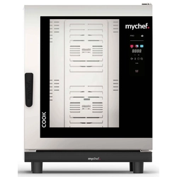 Elektrinė konvekcinė garų krosnelė | automatinė plovimo sistema | 10xGN1/1 | 18,6 kW | 400 V | Mychef COOK PRO 101E