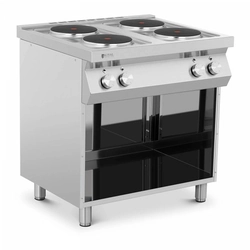 Elektrinė viryklė – 4 degikliai – 4 x 2600 W – atvira bazė Royal Catering 10011760 RC-EC4OC