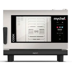 Elektrische heteluchtstoomoven | automatisch wassysteem | 4xGN1/1 | 6,3 kW | 400 V | Mychef COOK PRO 041E