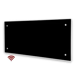 Elektrische radiator Adax Clea Wi-Fi H, zwart, 12 KWT (1200 W)