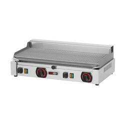 Elektrisk grillplade 57 cm | rillet | Redfox PD - 2020 BR