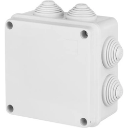 Elektro-Plast Βιομηχανικό ερμητικό κουτί n/t 129 x 129 x 61mm με 7 αδένες IP55 γκρι (2701-02)
