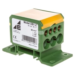 Elektro-Plast Blok rozdzielczy 2x4-50mm2 + 3x2,5-25mm2 + 4x2,5-16mm2 żółto-zielony DB1-Z (48.17)
