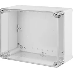 Elektro-Plast INDUSTRIAL Hermetisk låda n/t 220x170x107mm IP65 grå, transparent lock 2717-01