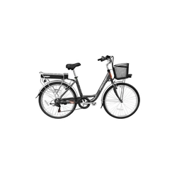 Elektrobicykel HECHT Prime Shadow, hliníkový rám 18 palcov, kolesá 26 palcov, radenie Shimano, kotúčová brzda, batéria 36 V