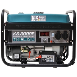 Elektrocentrála 3 kW benzín PRO - Konner & Sohnen - KS-3000E