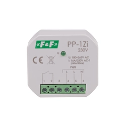 elektromágneses relé,1Z 16A, telepítés podtynkowy,U=100-265V AC,styk:1Z 16A (160A/20ms) PP-1Zi