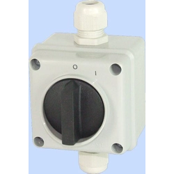 Elektromet Cam switch 0-1 1P 12A i huset Bue E12-53 IP65 (921253)