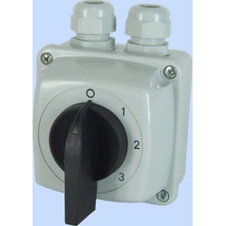 Elektromet Cam switch 0-1-2-3 3P 25A i hus IP65 Arc E25-63 (952563)