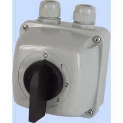 Elektromet Cam switch 0-1-2-3 3P 40A IP44 i huset Bue 40-63 (924063)
