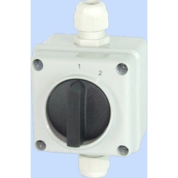 Elektromet Cam switch 1-2 3P 12A korsning i hölje IP65 (921287)
