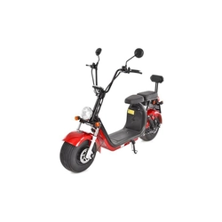 Elektroroller HECHT Cocis Zero Red, Batterie 60 V, 20 Ah, Motor 1500 W, Bereifung 18 x 9.50 Zoll, Höchstgeschwindigkeit von 45 km/h, Rot