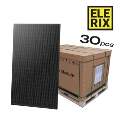 ELERIX Panel słoneczny Mono Half Cut 500Wp 132 ogniw, (ESM-500S), Paleta 30 szt., Czarny
