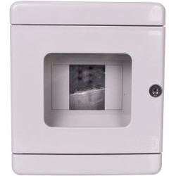 Elettrocanali Fire button. - housing 1x8 200x180x100 gray (EC64108)