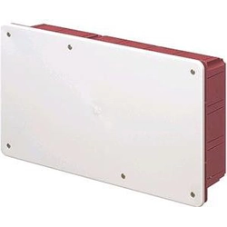 Elettrocanali Rozdzielnica podtynkowa av pokrywą serie 350 196x152x70 czerwony-biały (EC350C6)