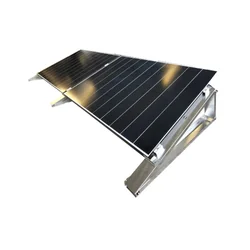 Elevação de telhado plano – conjunto “Flat-Flex” – para 2 x módulos fotovoltaicos 35° (lado a lado)