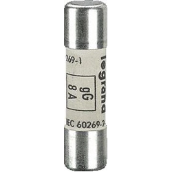 Elo fusível cilíndrico Legrand 10x38mm 2A gL 500V HPC (013302)