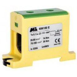 EM Group Bornier 1-torowa 35-240mm2 jaune-vert EURO (606240 E)