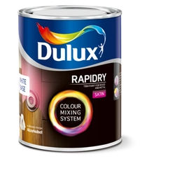 Emajl na vodni osnovi za les in kovino Dulux Rapidry Satin Base Medium 0,48 l