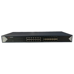 Εναλλαγή 24 θύρες gigabit, 12 RJ45 θύρες + 12 θύρες SFP - Hikvision DS-3E0524TF