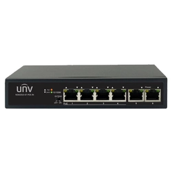 Εναλλαγή 4 θύρες PoE+, 2 θύρες ανόδου RJ45 - UNV NSW2010-6T-POE-IN