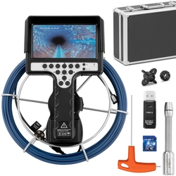 Endoskop-Diagnose-Inspektionskamera im Koffer 12 LED SD 30 m