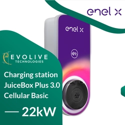 Enel X JuiceBox Plus įkrovimo stotelė3.0 „Cellular Basic“,22 kW
