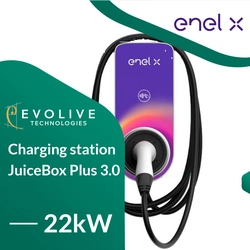 Enel X JuiceBox Plus uzlādes stacija 3.0, 22 kW ar kabeli 5 m