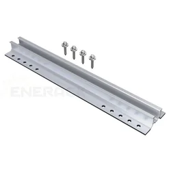 Enerack Mini Rail H-26mm L-385mm Argento, ERK-TRB-D10-385