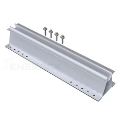 Enerack, Mini Rail, H-65mm, L-250mm, Argent, ERK-TRB-D20-250