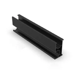 Enerack Noir 3570x52mm rail de système de montage solaire sur toit ERK-R52