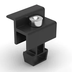 Enerack preto Grampo de extremidade universal ajustável (30-35mm)