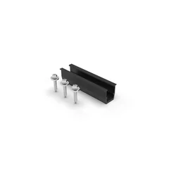 Enerack U Type. Micro rail. 29mm Black