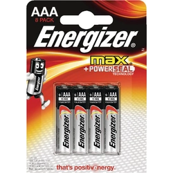 Energizer Max AAA Battery / R03 1250mAh 8 gab.