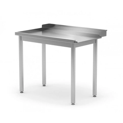 Entladetisch für Geschirrspüler ohne Ablage - links 1300 x 760 x 850 mm POLGAST 247137-760-L 247137-760-L