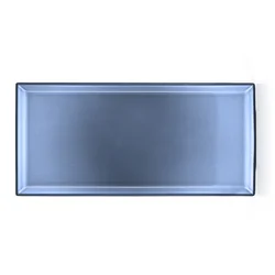 EQUINOXE Rectangular plate 32,5x15 cm, blue