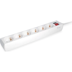 Equip power strip 6 sockets 1.5 m white (245552)