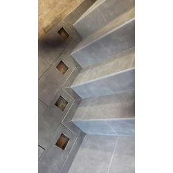 Escaleras de hormigón, baldosas grises 30X60 ANTIDESLIZANTE - MÁS BARATO
