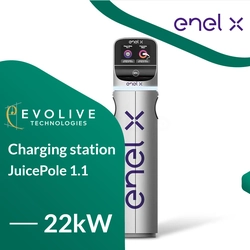 Estação de carregamento Enel X JuicePole 1.1, 22 kW