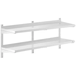 Etagère suspendue double - 140 x 40 cm | RCWR-1400.4