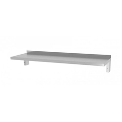 Etagère suspendue pour appareils, renforcée par deux consoles 1000 x 400 x 250 mm POLGAST 383104 383104