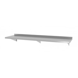 Etagère suspendue sur consoles, à trois consoles 1700 x 300 x 250 mm POLGAST 382173-3 382173-3