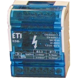 ETI distributionsblock 125A 4P 11-zaciskowy EDB-411 (001102304)