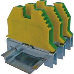 Eti-Polam Aizsargvītnes sliedes savienotājs 4mm2 zaļi-dzeltens VS 4 PE (003901476)