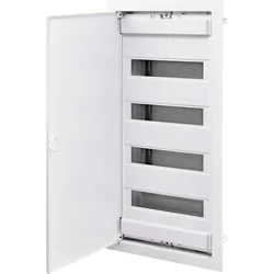 Eti-Polam Appareillage modulaire 48+8 encastré /blanc, porte métallique/ IP40 ECG56 DIDO 001101028