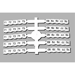 Eti-Polam Repère flexible pour connecteurs ferroviaires EO3 /L1, L2, L3, N, PE/ 40x5szt. (003901816)