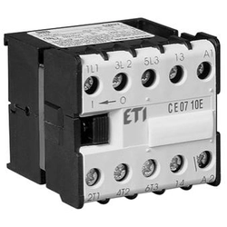 Eti-Polam Stycznik mocy CE07.10-230V-50/60Hz 7A 3P 230V AC 1Z 0R 004641023