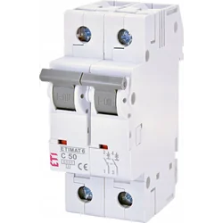 Etipo Circuit breaker ETI Polam ETIMAT 6 002143521 2p C50 6kA