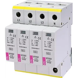 ETITEC C T2 275/20 4+0 LIMITADOR DE SOBRETENSIÓN ETI-POLAM T2 C 4P 4M 20/40KA 1.5KV TNS