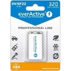 EverActive Professional Line Batteria 9V Blocco 320mAh 1 pz.